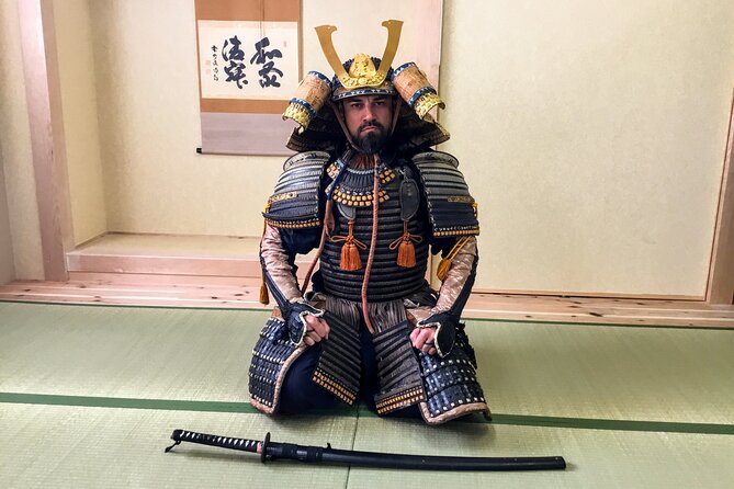 Wear a Samurai Armor at KYOTO SAMURAI NINJA MUSEUM