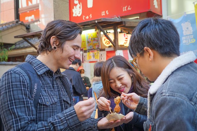 Osaka Local Foodie Walking Tour in Dotonbori and Shinsekai - Local Specialties Sampling